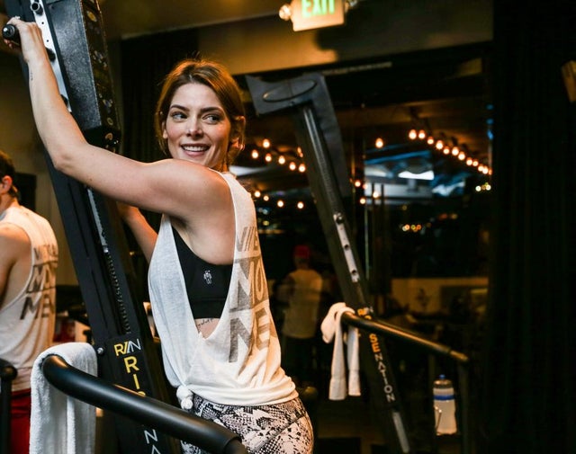 Ashley Greene at charity fitness event at Rise Nation in West Hollywood